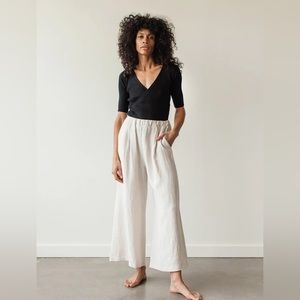 First Rite Everyday Trouser Laundered Linen, XL NWT